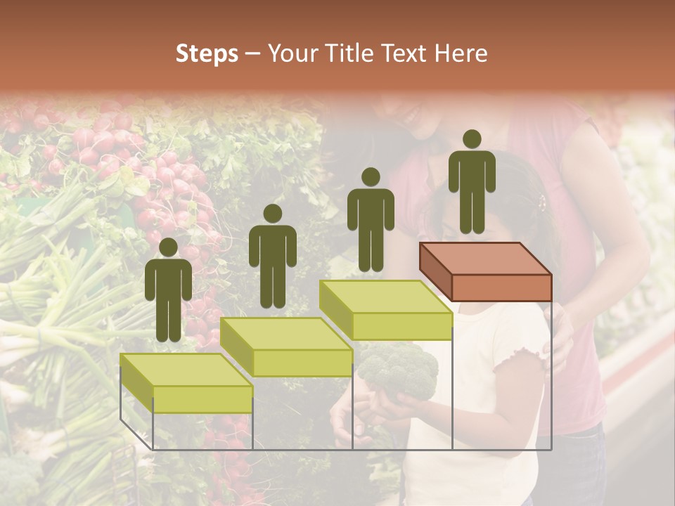 Horizontal Customer Section PowerPoint Template