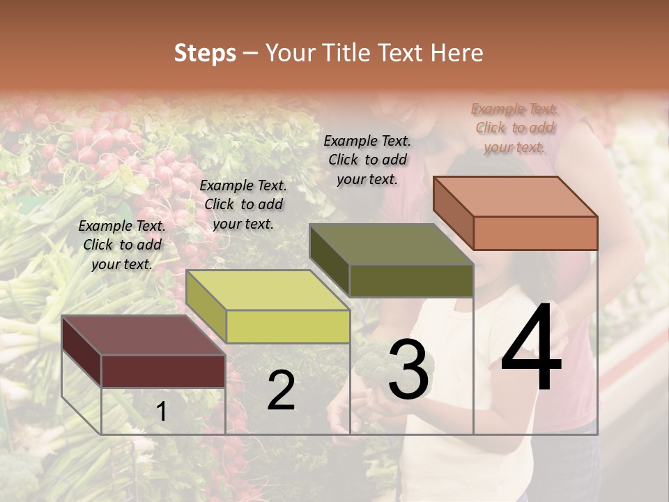 Horizontal Customer Section PowerPoint Template