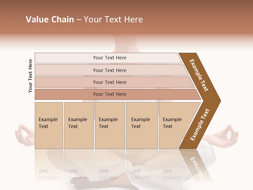 A Woman Sitting In A Lotus Position With Her Eyes Closed PowerPoint Template