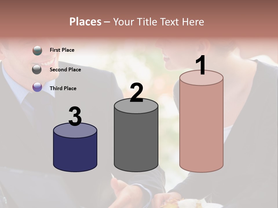 Man Group Newlyweds PowerPoint Template