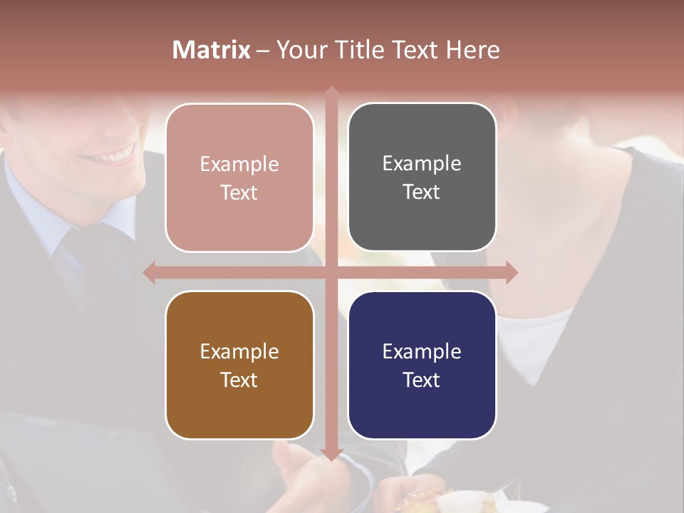 Man Group Newlyweds PowerPoint Template