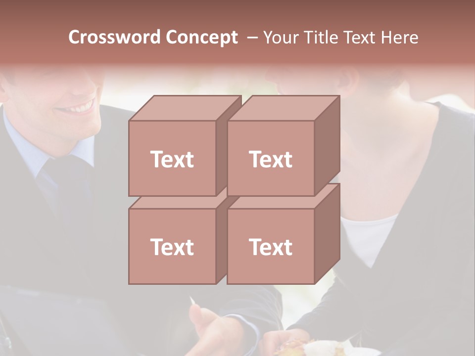 Man Group Newlyweds PowerPoint Template