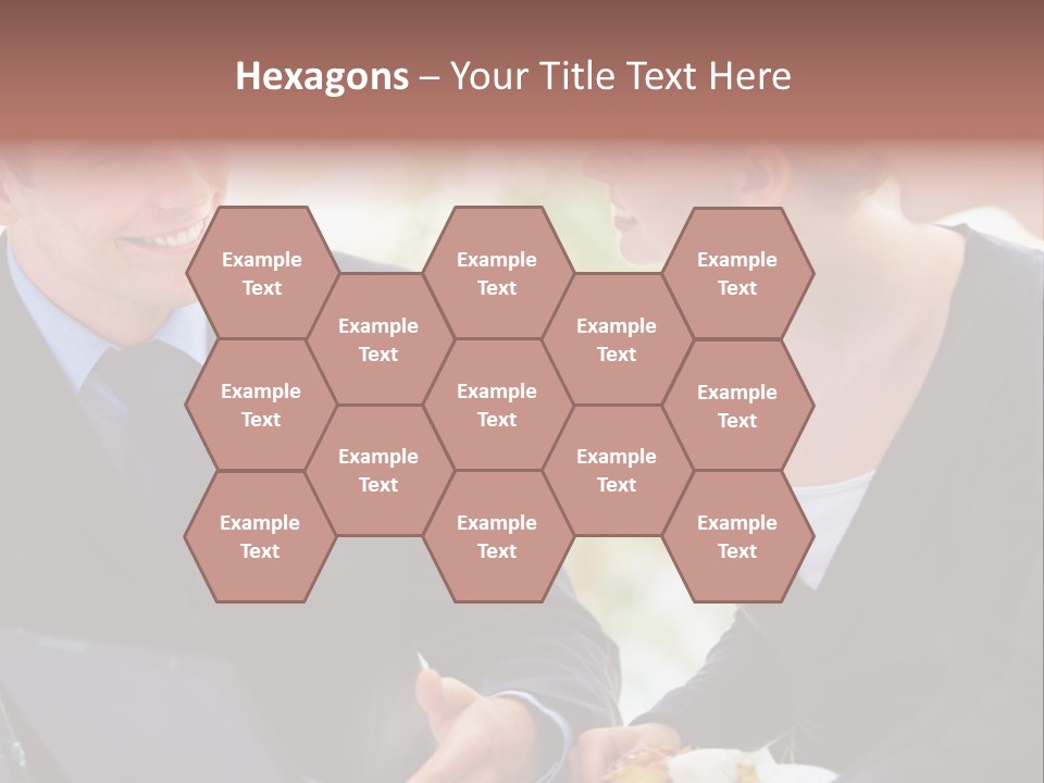 Man Group Newlyweds PowerPoint Template