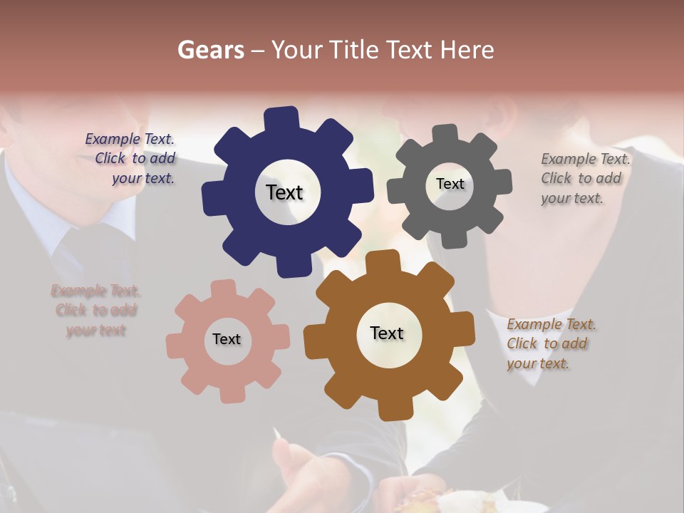 Man Group Newlyweds PowerPoint Template