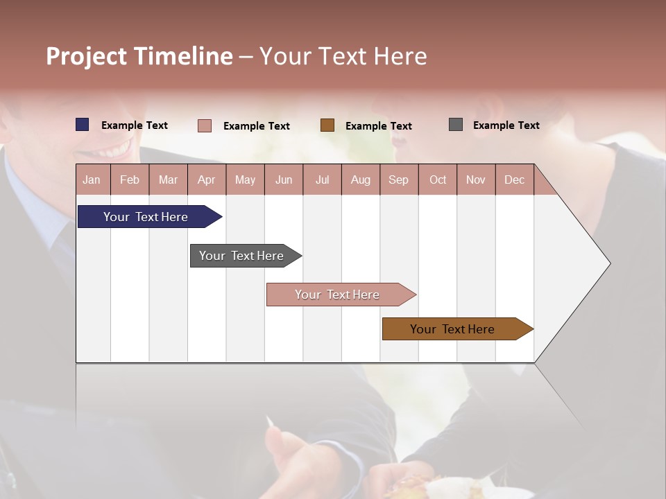 Man Group Newlyweds PowerPoint Template
