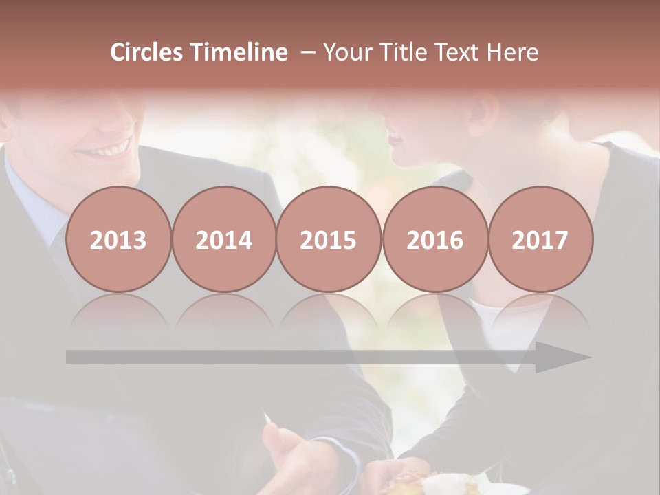 Man Group Newlyweds PowerPoint Template