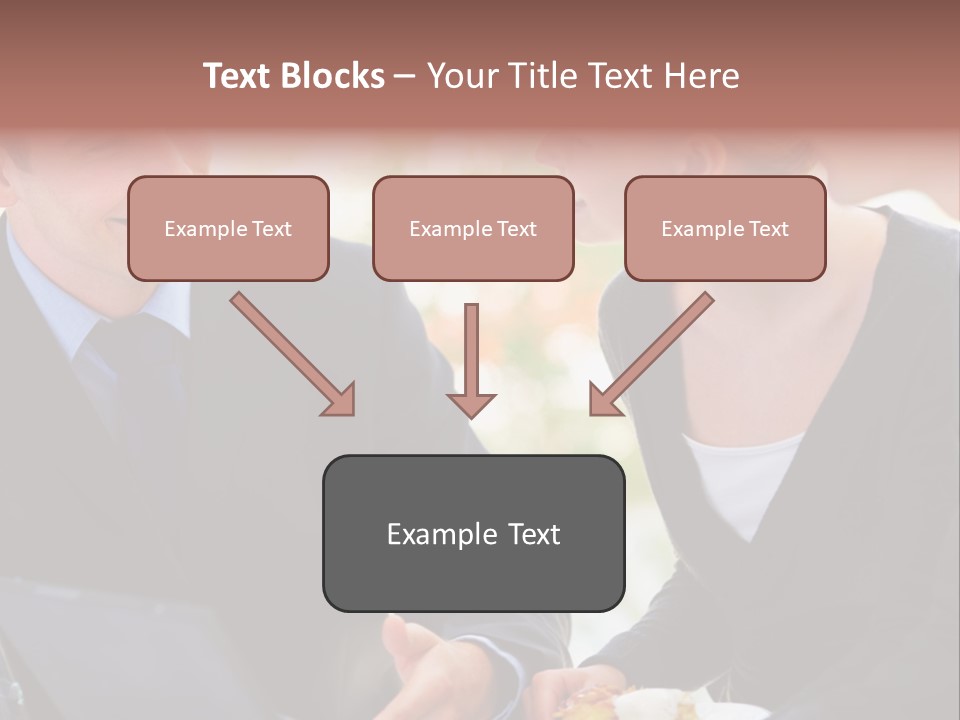 Man Group Newlyweds PowerPoint Template