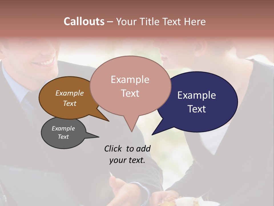 Man Group Newlyweds PowerPoint Template