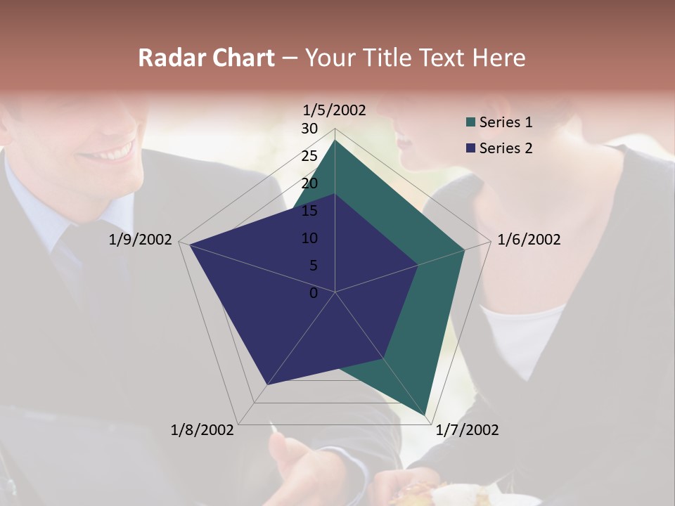 Man Group Newlyweds PowerPoint Template