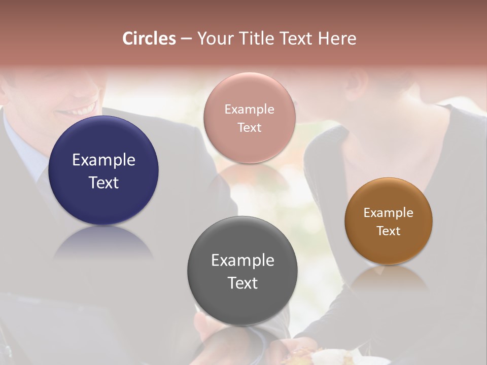 Man Group Newlyweds PowerPoint Template