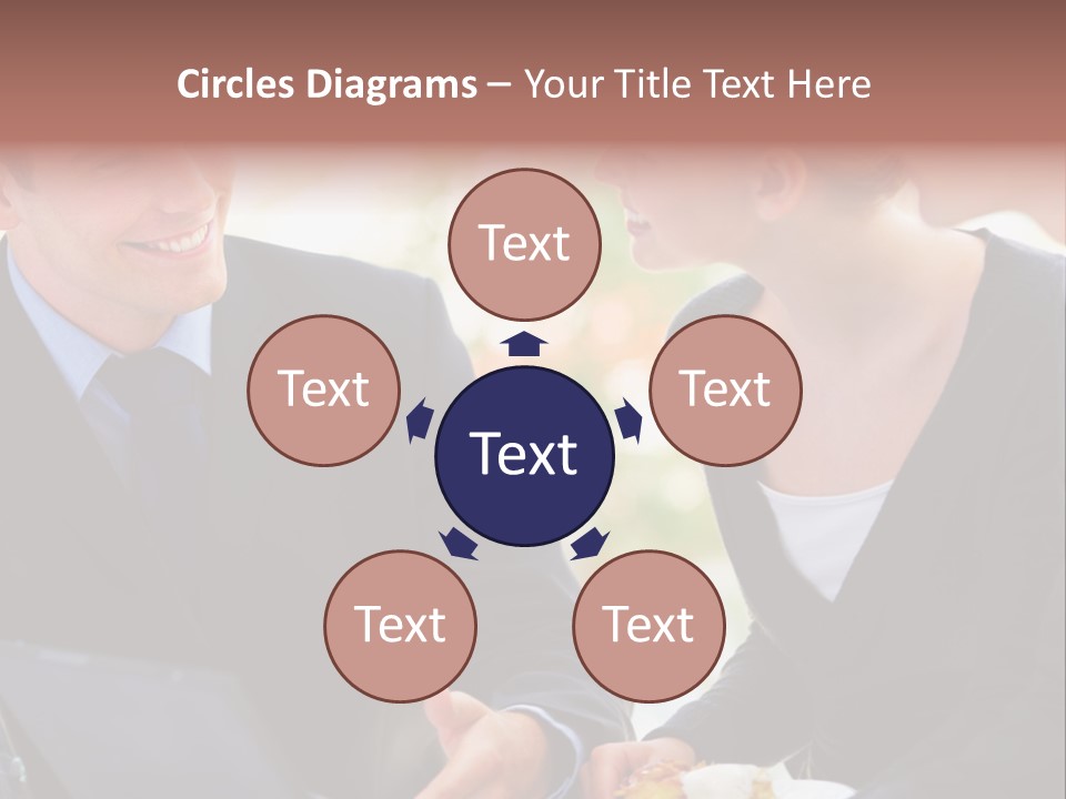 Man Group Newlyweds PowerPoint Template