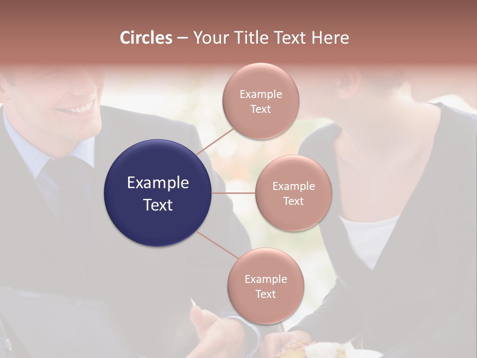 Man Group Newlyweds PowerPoint Template