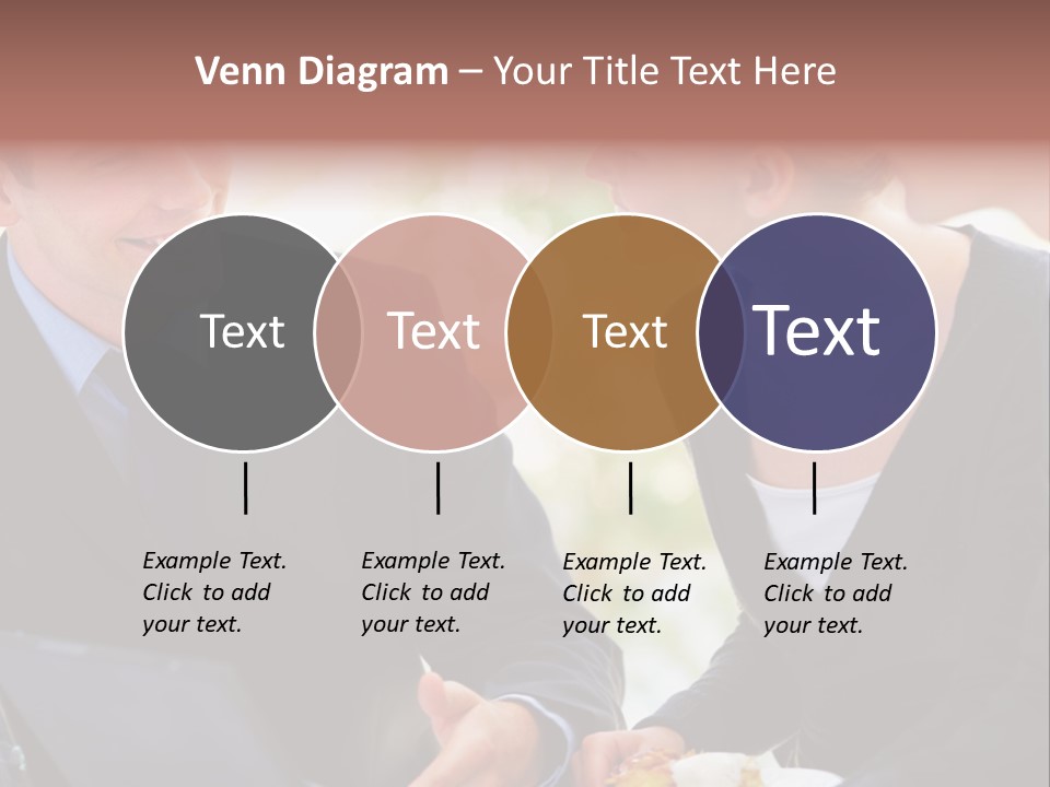 Man Group Newlyweds PowerPoint Template