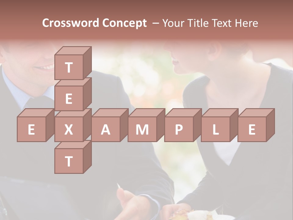 Man Group Newlyweds PowerPoint Template