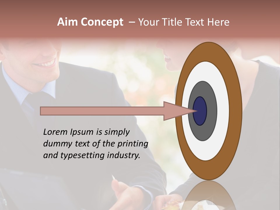 Man Group Newlyweds PowerPoint Template