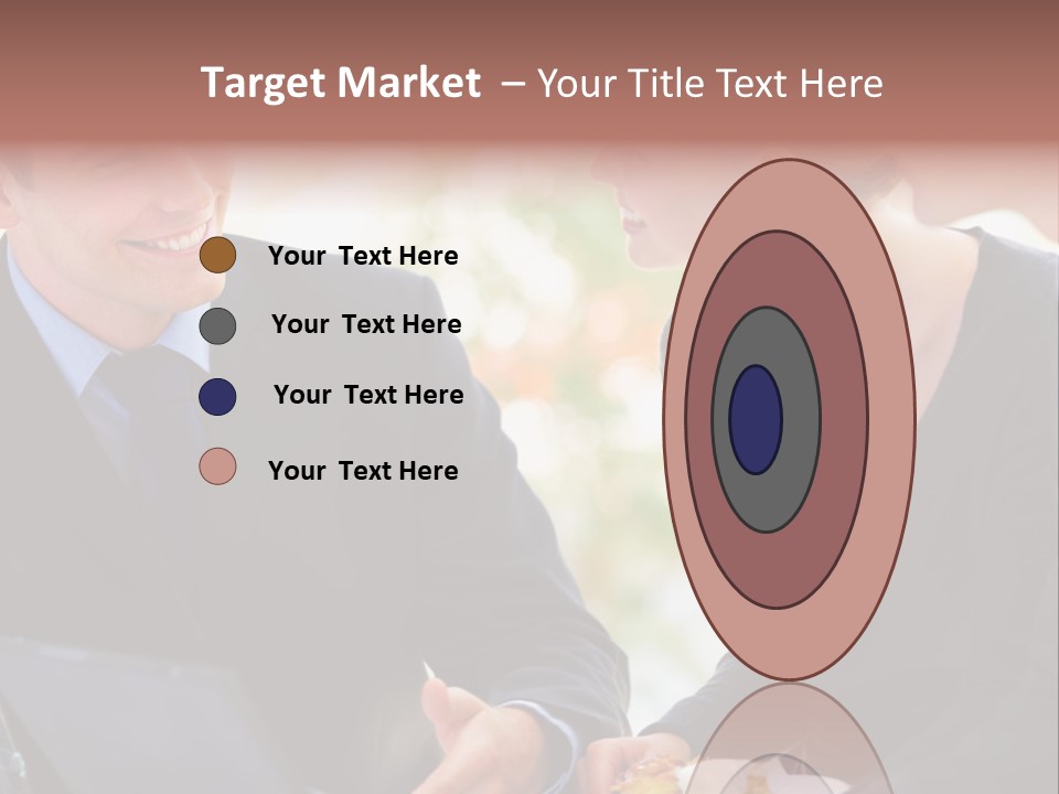 Man Group Newlyweds PowerPoint Template