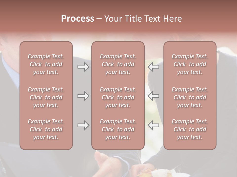 Man Group Newlyweds PowerPoint Template