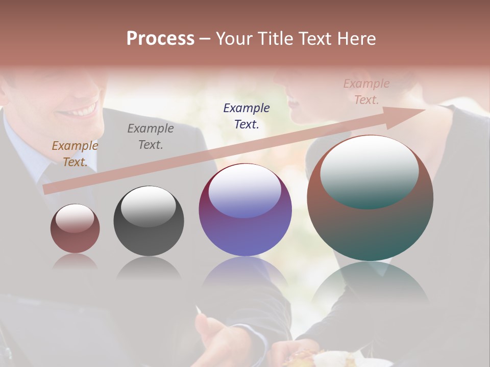 Man Group Newlyweds PowerPoint Template