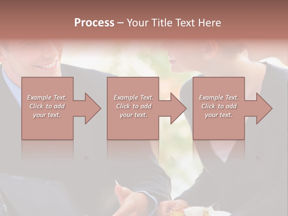 Man Group Newlyweds PowerPoint Template