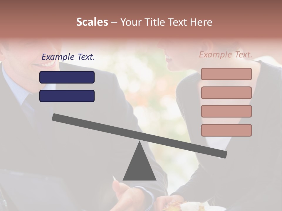 Man Group Newlyweds PowerPoint Template
