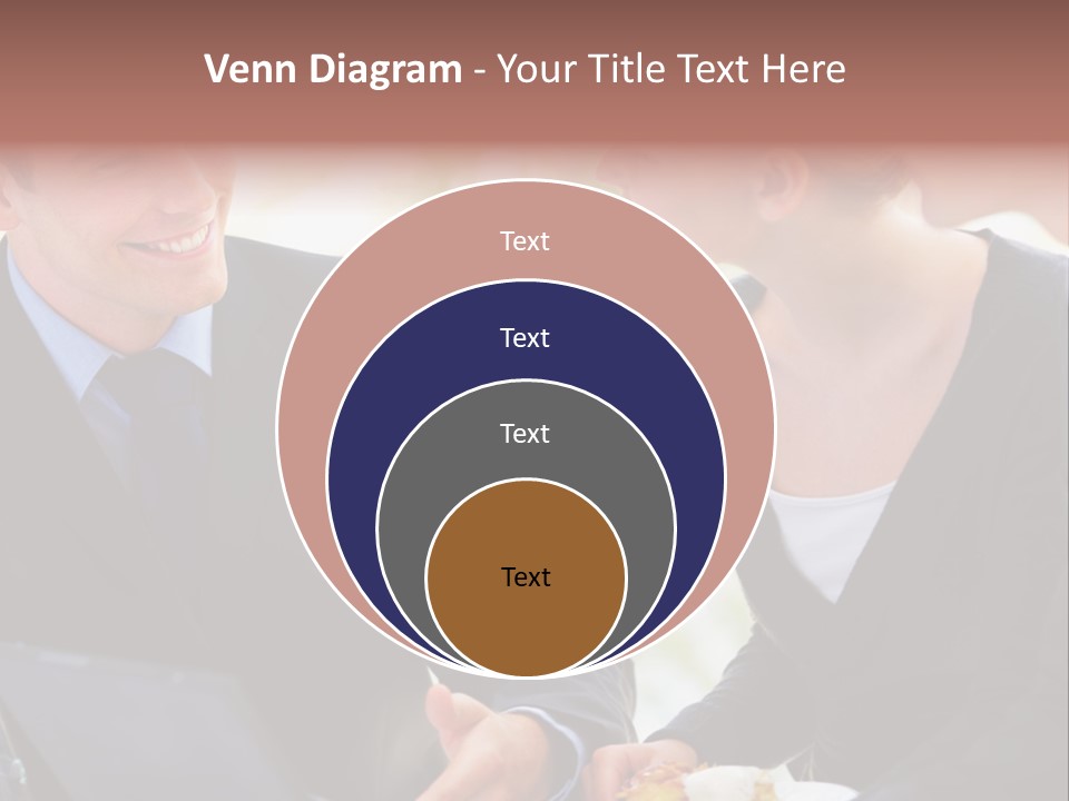 Man Group Newlyweds PowerPoint Template