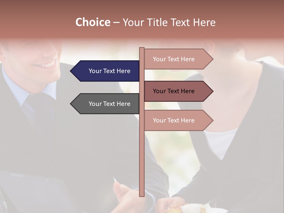 Man Group Newlyweds PowerPoint Template