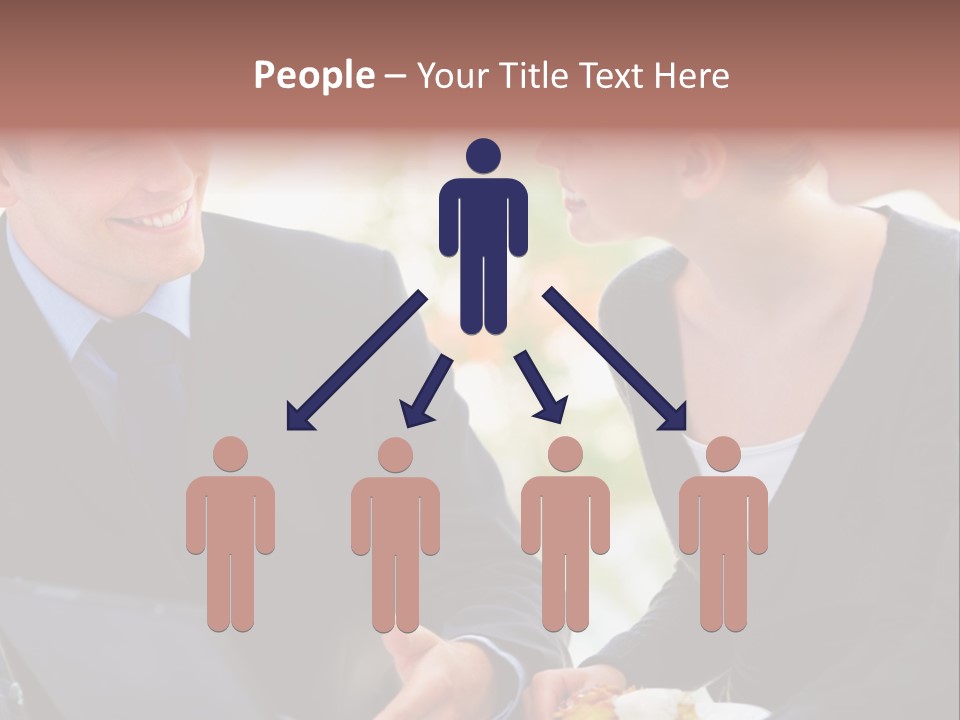 Man Group Newlyweds PowerPoint Template