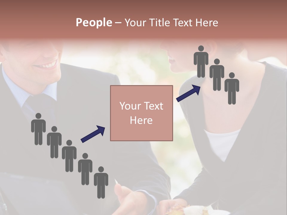 Man Group Newlyweds PowerPoint Template