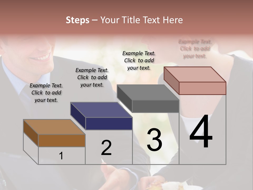 Man Group Newlyweds PowerPoint Template