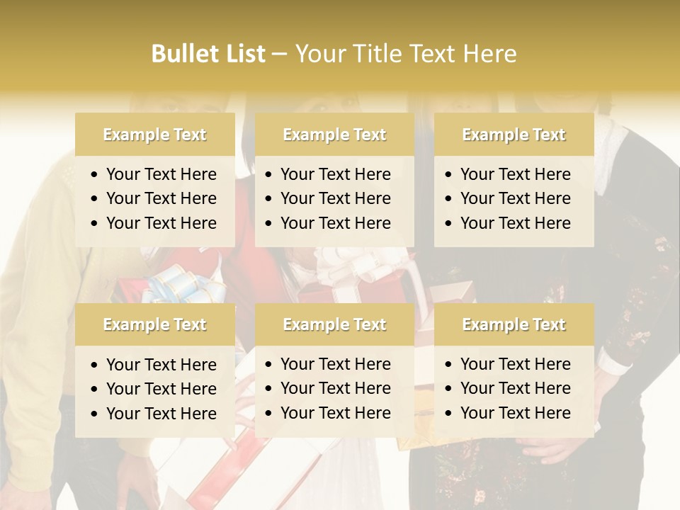 Man Group Newlyweds PowerPoint Template