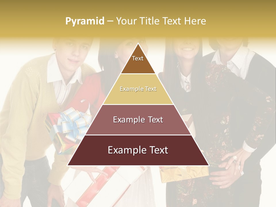 Man Group Newlyweds PowerPoint Template