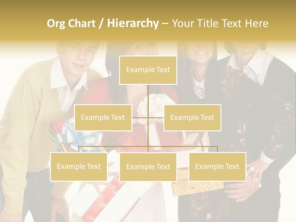 Man Group Newlyweds PowerPoint Template