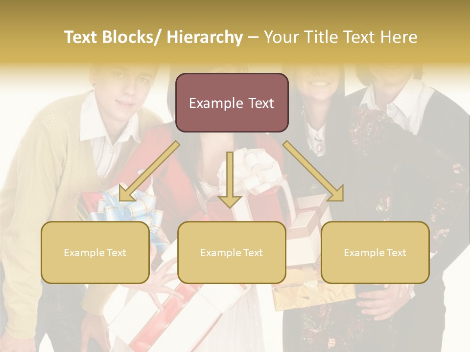 Man Group Newlyweds PowerPoint Template