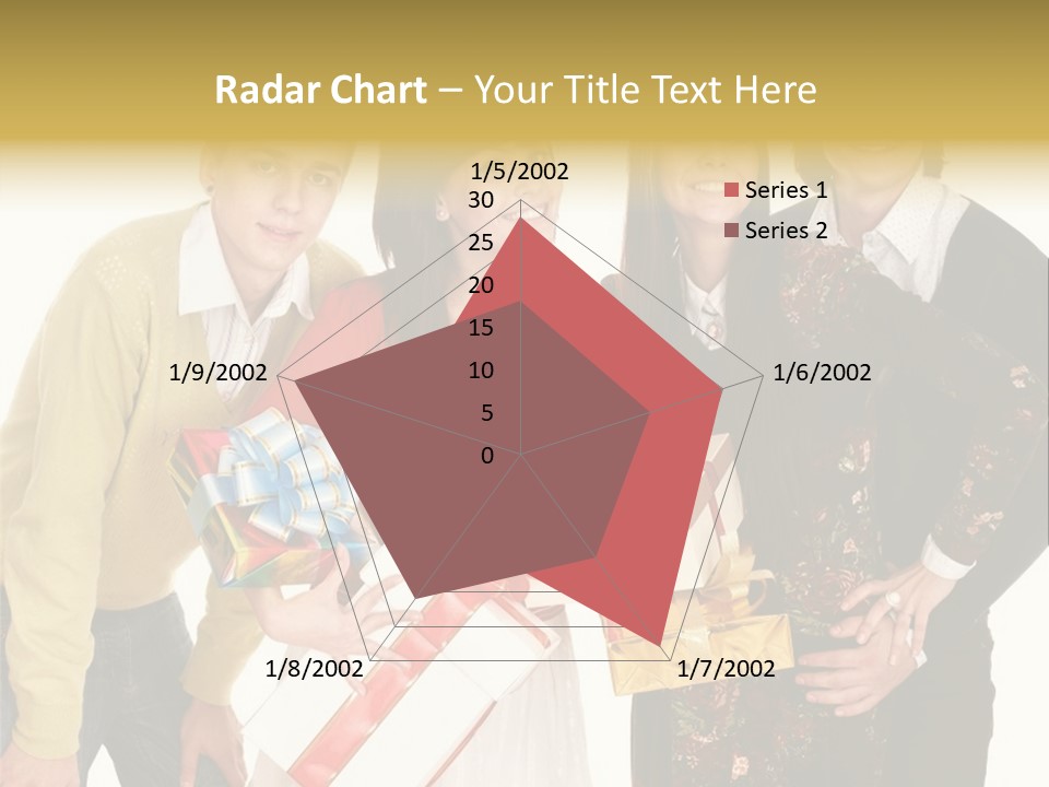 Man Group Newlyweds PowerPoint Template