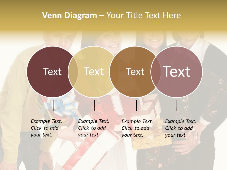 Man Group Newlyweds PowerPoint Template