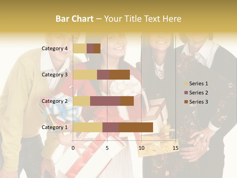 Man Group Newlyweds PowerPoint Template