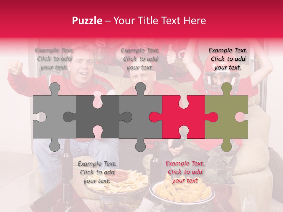 Super Caucasian Athletic PowerPoint Template