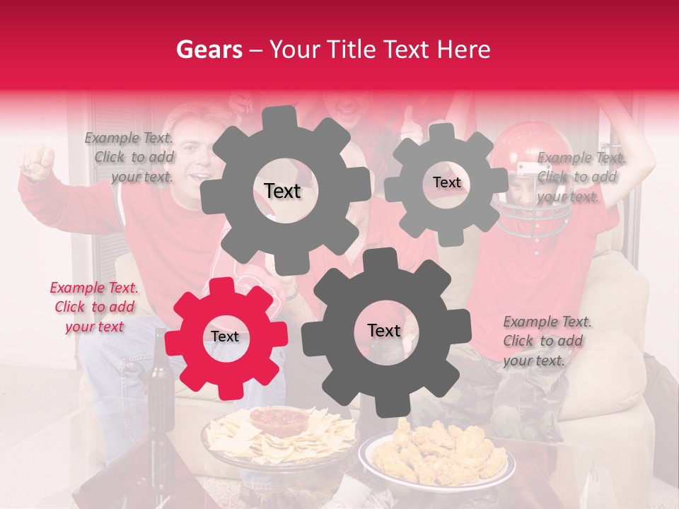 Super Caucasian Athletic PowerPoint Template