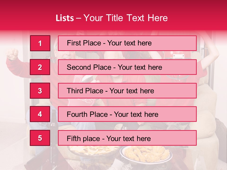 Super Caucasian Athletic PowerPoint Template