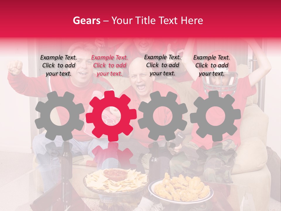 Super Caucasian Athletic PowerPoint Template