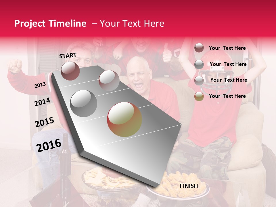 Super Caucasian Athletic PowerPoint Template