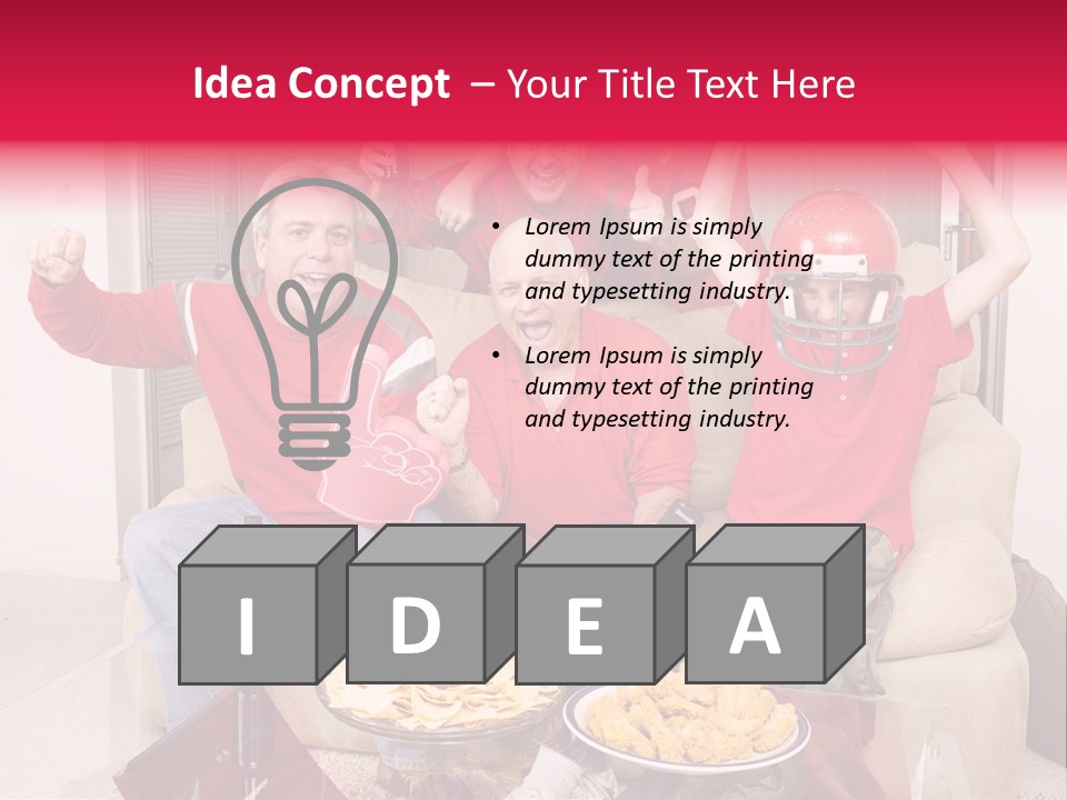 Super Caucasian Athletic PowerPoint Template