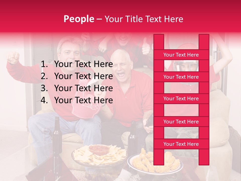 Super Caucasian Athletic PowerPoint Template