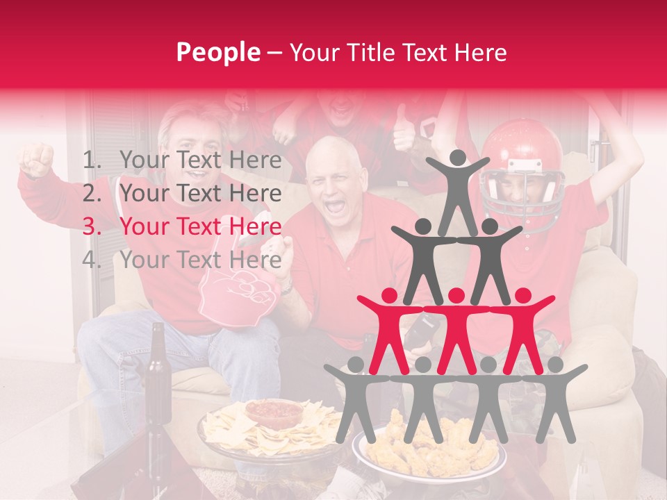 Super Caucasian Athletic PowerPoint Template