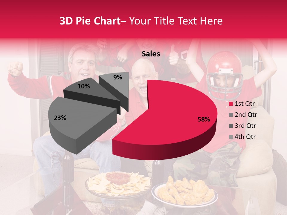 Super Caucasian Athletic PowerPoint Template