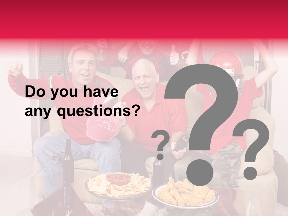 Super Caucasian Athletic PowerPoint Template