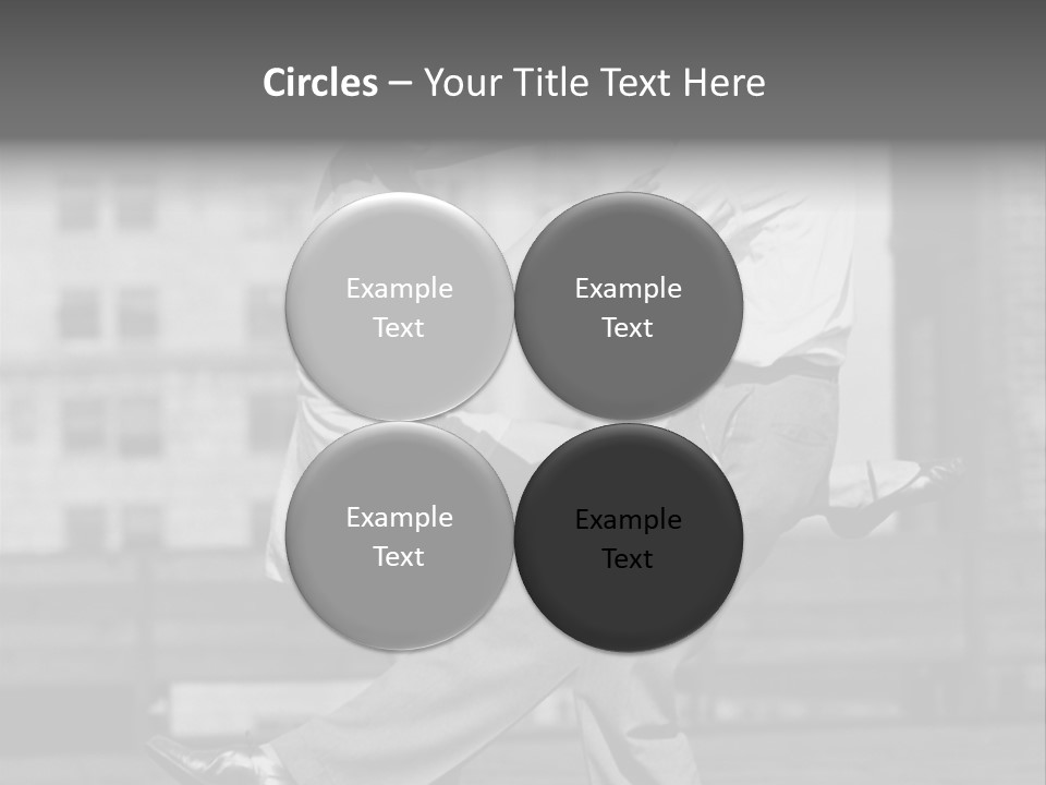 Swing Action Couple PowerPoint Template