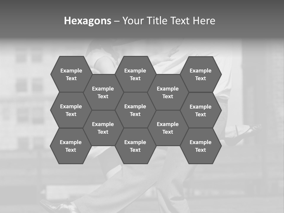 Swing Action Couple PowerPoint Template