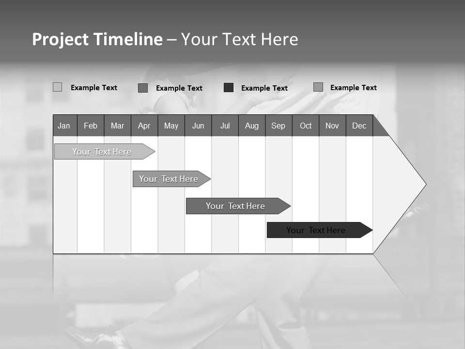 Swing Action Couple PowerPoint Template