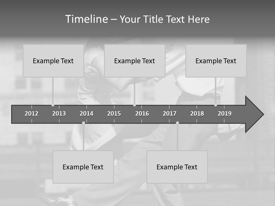 Swing Action Couple PowerPoint Template